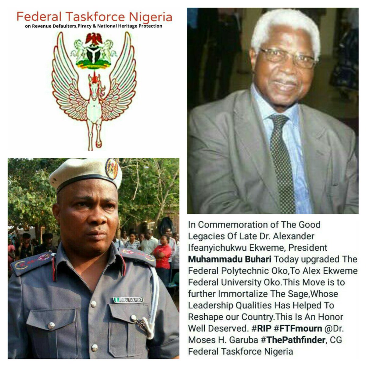 FTFNigeria's tweet photo. Thanks To @MBuhari @ProfOsinbajo @nigeriasenate @Anambrastate_ng @channelstv @SaharaReporters @MobilePunch https://t.co/DAY1a3BFfw