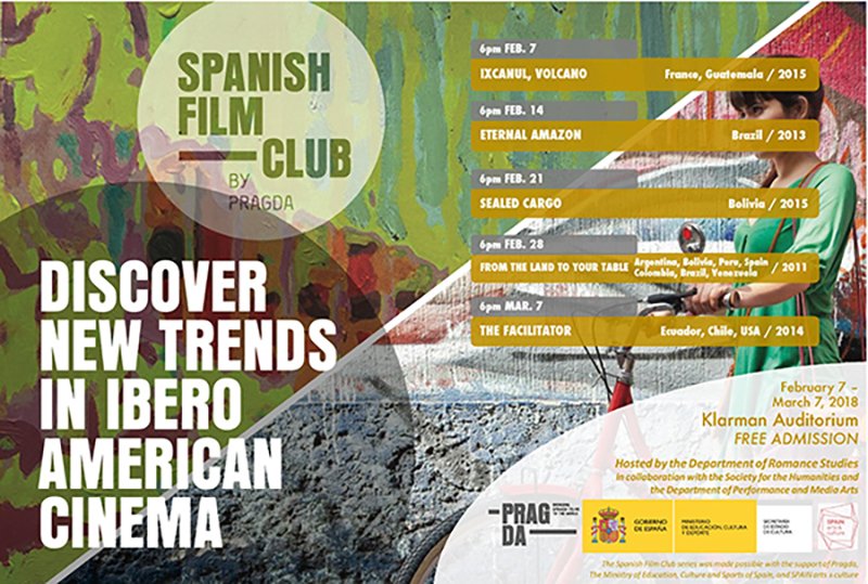 CornellPMA's tweet photo. #Spanish #Film Club by #Pragda kicks off its weekly FREE 🎞️ screening series 'Discover New Trends in #Ibero American #Cinema' this Wed, 2/7 @ 6pm in Klarman Hall w/'IXCANUL, VOLCANO' (2015).
📽️ series runs thru 3/7.
By @CornellROMS in collab w/@sochum & @CornellPMA https://t.co/2z21iz3vkF