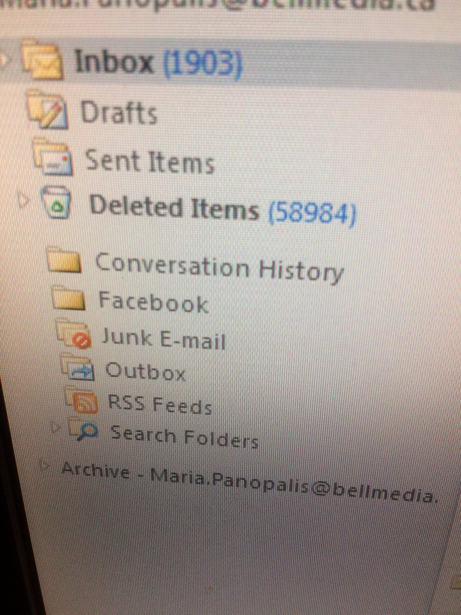 MariaPanopalis's tweet photo. So this is what I’ve been up to since getting back from maternity leave. Full disclosure, there were already about 20-thousand in my inbox. 1900 to go! #MatLeaveProblems @CTVAtlantic https://t.co/n8BpbBBq01