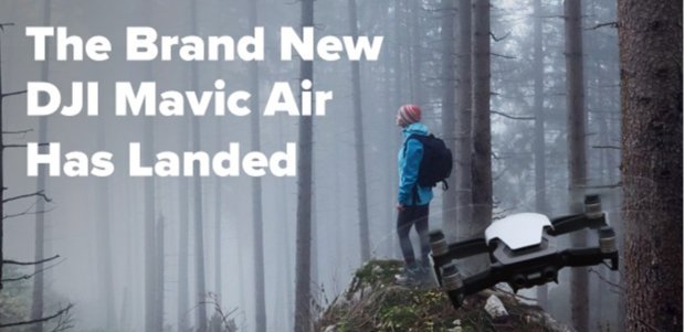 Introducing the NEW <a href="/DJIGlobal/">DJI</a>
Mavic Air

NOW AVAILABLE!
*limited stock!!*

SHOP:
bit.ly/2DWQXwD