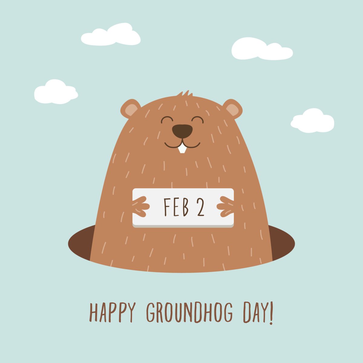 WNZR_FM's tweet photo. Punxsutawney Phil and buckeye chuck both saw their shadow so it is six more weeks of winter! Happy Groundhog Day!❄️ https://t.co/MireetiODT