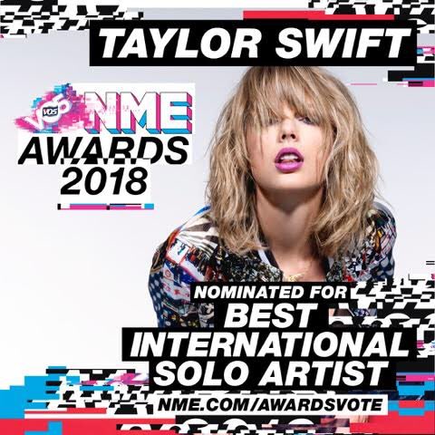 taylornation13's tweet photo. DON’T 👏 FOR 👏 GET: @NME Voting closes Monday! Get your votes in now 📊 https://t.co/Ewv90Erit0 #VO5nmeawards https://t.co/4Oglj7rcHD