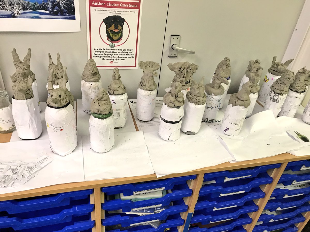 MissDentNQT's tweet photo. Year 4 have loved investing the ancient Egyptians we even made our own canonic jars #ysjprimed #ancientEgypt #year4 https://t.co/w52ZuC6ZmA