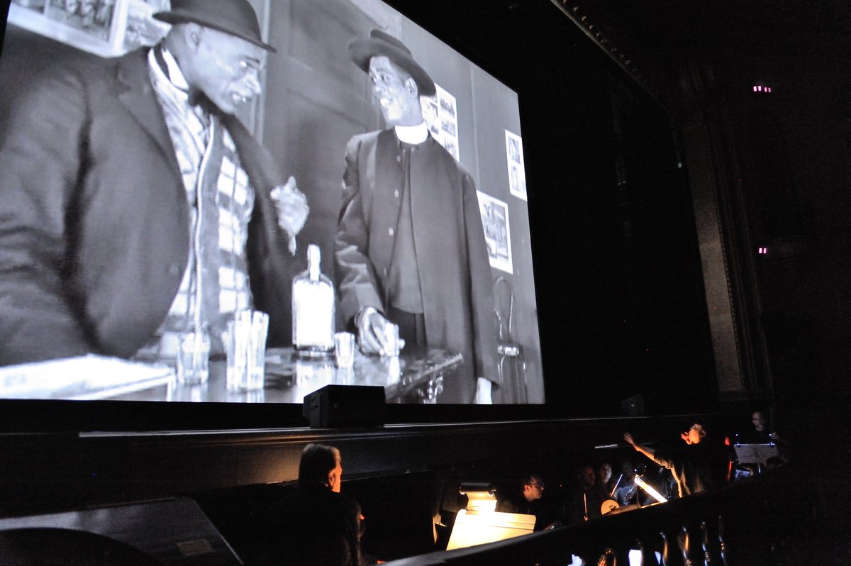 ebertfest's tweet photo. Happy #BlackHistoryMonth! At #Ebertfest2016 we had the privilege of screening Oscar Micheaux's BODY AND SOUL ('25) with a score from Renée Baker. The film stars the powerhouse Paul Robeson in his motion picture debut https://t.co/KAtuXmfzi6 https://t.co/yrLs6iOJZk