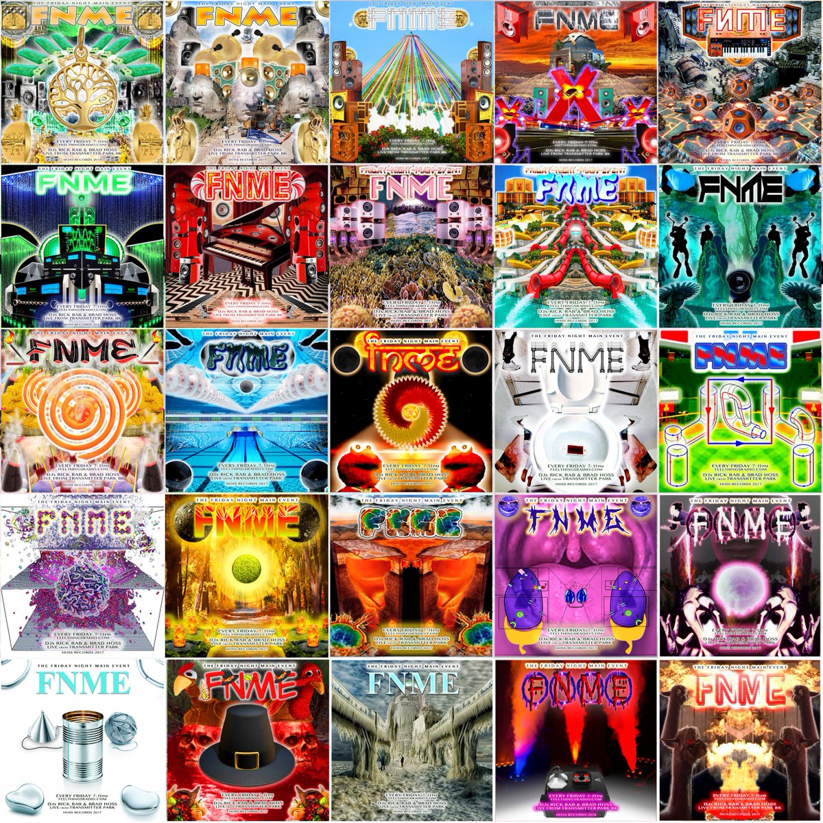 all of the #FNME fliers by <a href="/hossrecords/">HOSS Records</a>

FNME first bday tonight 8pm+ 🎉🎉
listen on feelthingsradio.com