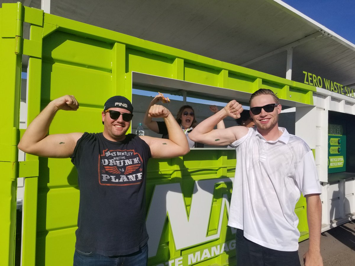 CozbyCrew's tweet photo. Zero Waste Gun Show!! #WMPO #WMTeamZero #greenestshow https://t.co/mgLNu5CncH