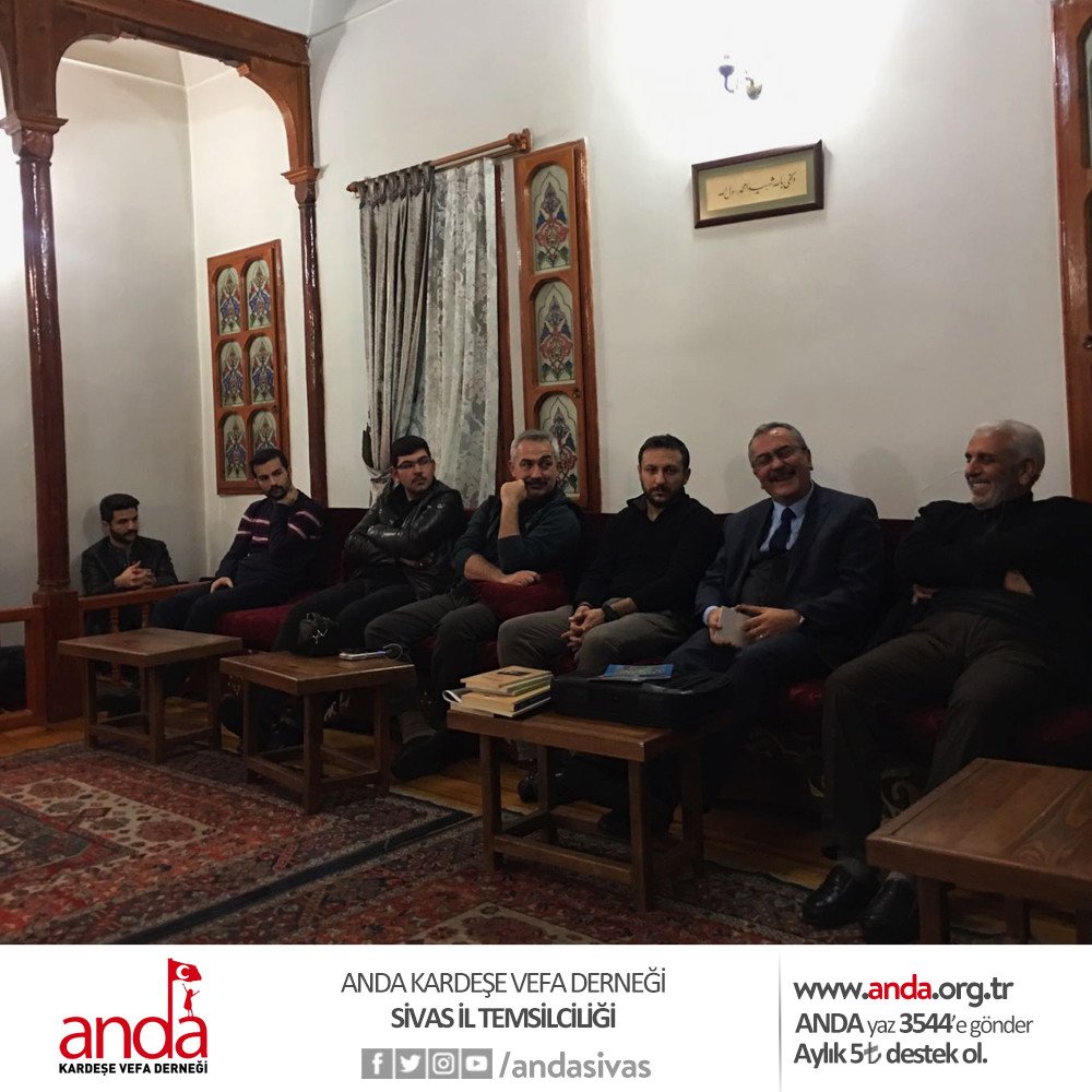 andasivas's tweet photo. Bu hafta Perşembe Sohbetlerinde 108 Günde Yaşanan Tarihi Olaylar ve Olgular konusunu işledik. Konuşmacımız Ahmet Necip Günaydın beyefendi, konuğumuz sayın Genel Sekreterimiz Muhammed Dilmen ve tüm katılımcılara teşekkür ederiz.

ANDA Kardeşe Vefa Derneği
Sivas İl Temsilciliği https://t.co/UGkVTLoAmI