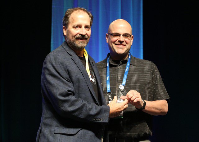 lisawwardell's tweet image. Congrats to @AdtalemGlobal’s @Bauman1967 who received the Leadership Award for Serious Games and Virtual Environments for his contributions to healthcare simulation! @SSHorg #IMSH2018
