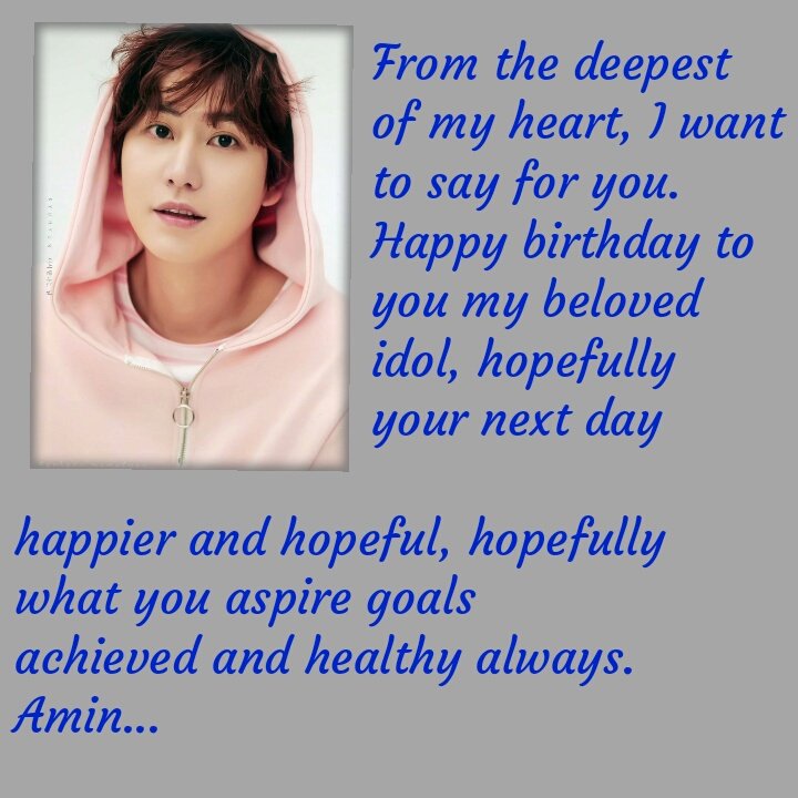 Happy Birthday CHO KYUHYUN Oppa....  