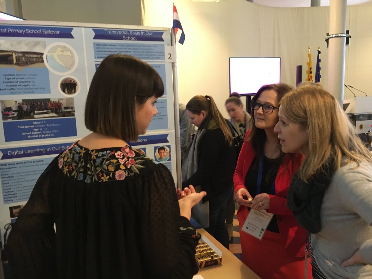 dorinadee's tweet photo. Croatian teachers presenting their work at poster session at #ATS2020 #ATS2020finalconference https://t.co/2QadPNzDjx