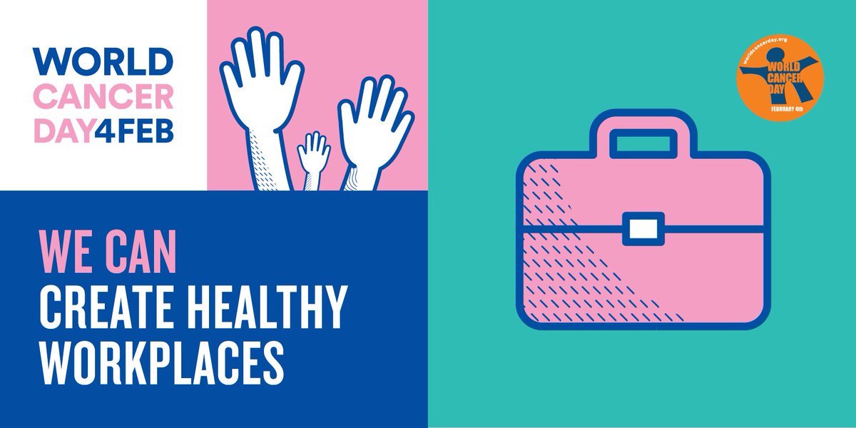 #WeCanICan, #SKNCan create healthy workplaces that encourage and motivate our staff and colleagues to get healthy and keep healthy to reduce their cancer risk.  #WorldCancerDay