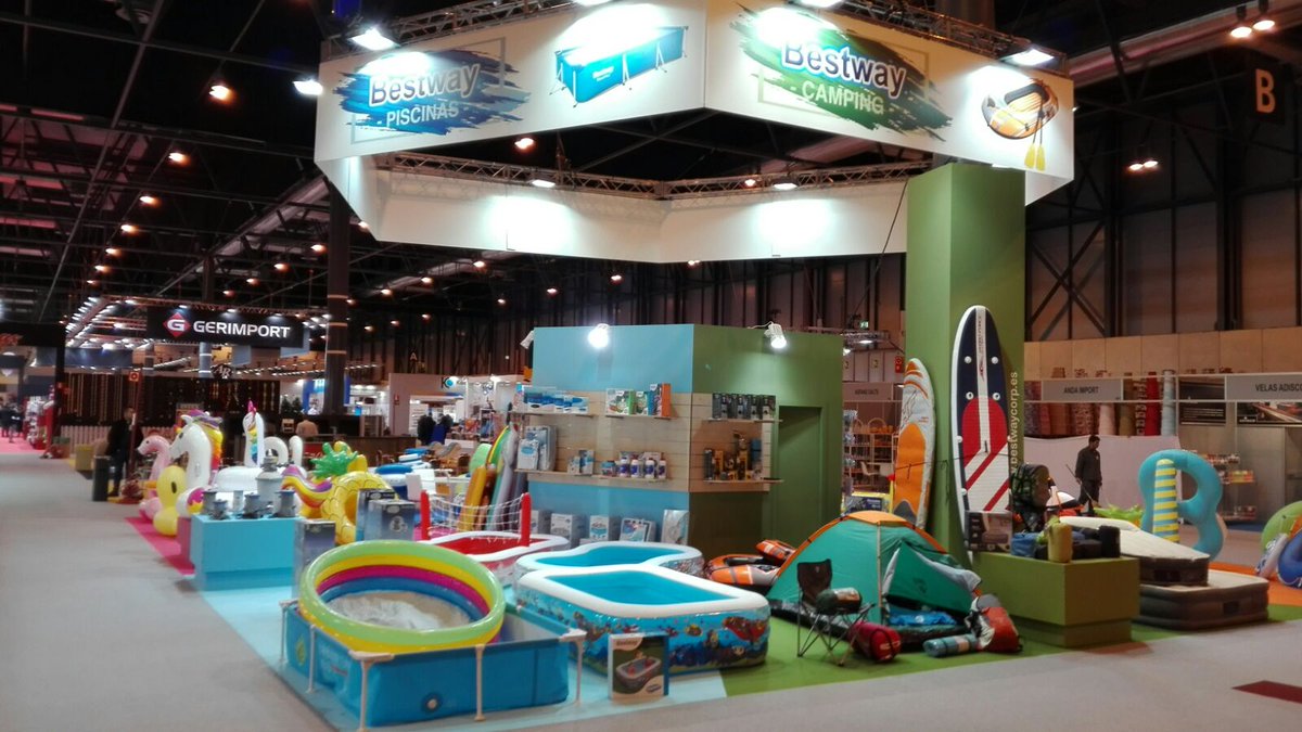 Kovyx_SL's tweet photo. ¡Estamos en @FeriaIntergift de Madrid hasta el domingo! Ven a visitarnos en familia y descubre las nuevas tendencias de una de tus marcas favoritas: @bestway. ¡Te esperamos! https://t.co/77Kf0fHJH7