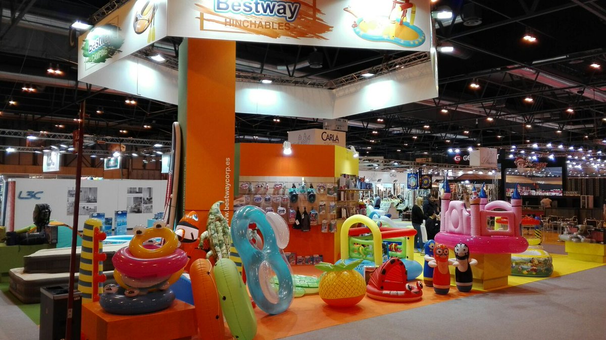 Kovyx_SL's tweet photo. ¡Estamos en @FeriaIntergift de Madrid hasta el domingo! Ven a visitarnos en familia y descubre las nuevas tendencias de una de tus marcas favoritas: @bestway. ¡Te esperamos! https://t.co/77Kf0fHJH7