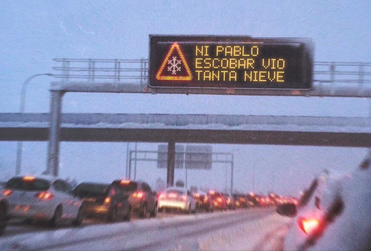 Hay que ver cómo está la AP-6...
