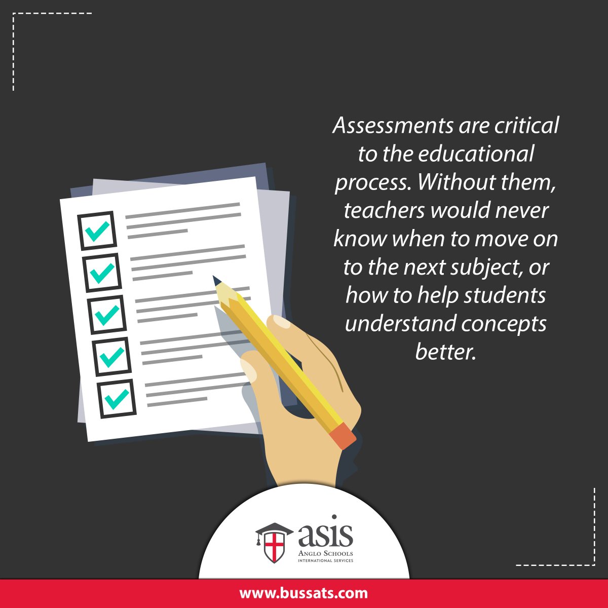 BUSSATS_ASIS's tweet photo. BUSSATs | Assess competencies at 11+, 13+ and 16+.
Know more at: https://t.co/q14y4eFYQE
Anglo Schools International Services
+44 (0) 2089732666
#BUSSATs #API https://t.co/INLAnHpGmQ