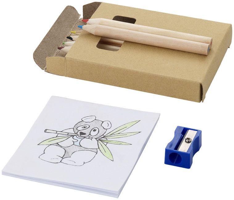 #coloured #pencil and #coloured #book set, we can do customized logo. it is a very good giveaway to kids.