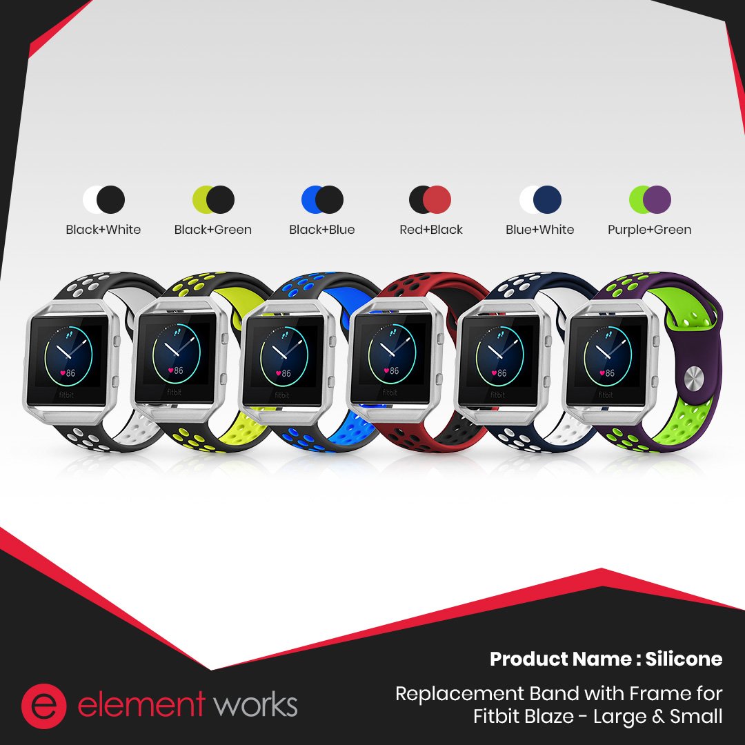 elementworksusa's tweet photo. Silicone Replacement Band with Frame for Fitbit Blaze - Large &amp; Small
#fitbit #fitbessbands #shoponline #watches #fitbitaccessories #bands
links-
Website : https://t.co/CXS2y35vEm
Amazon : https://t.co/Cxn1H9z032
Walmart : https://t.co/cMxOPqDWQ1
Rakuten : https://t.co/aD9NyU7f7D https://t.co/GKbrsu6ePr