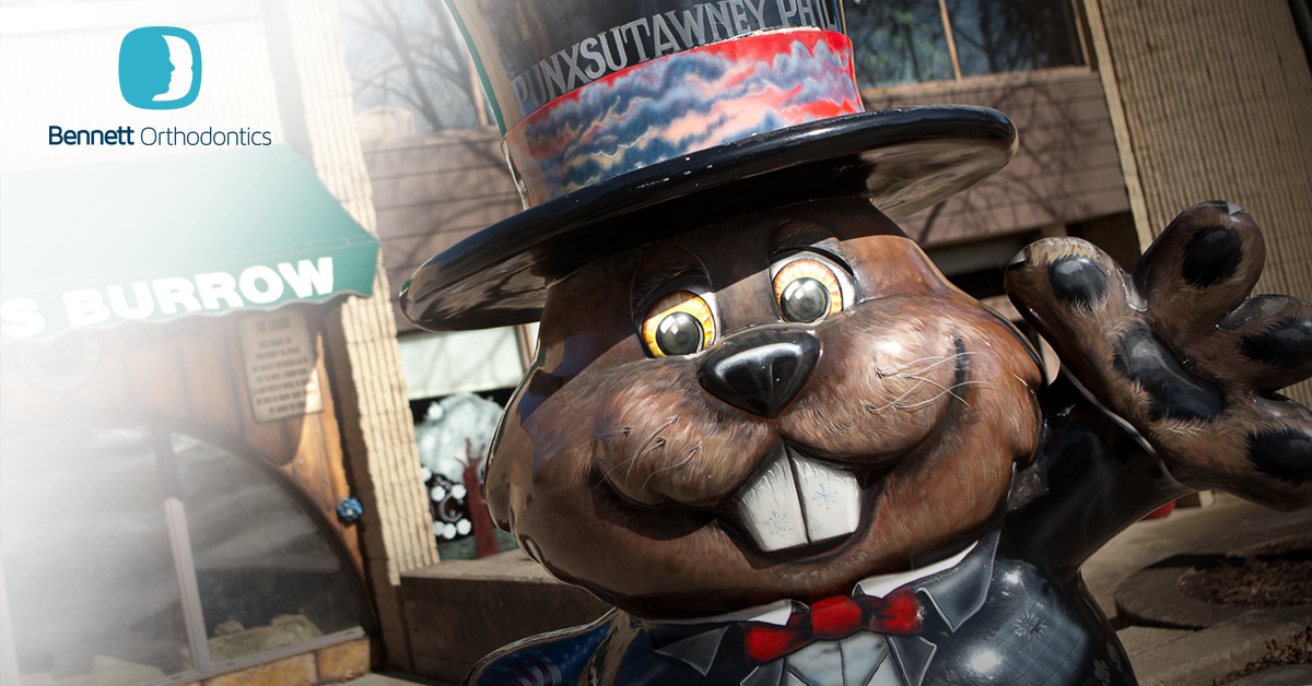 BennettOrtho's tweet photo. It's Groundhog Day! Please comment below and let us know if you think Punxsutawney Phil will see his shadow or not? https://t.co/DD9fcijWKU