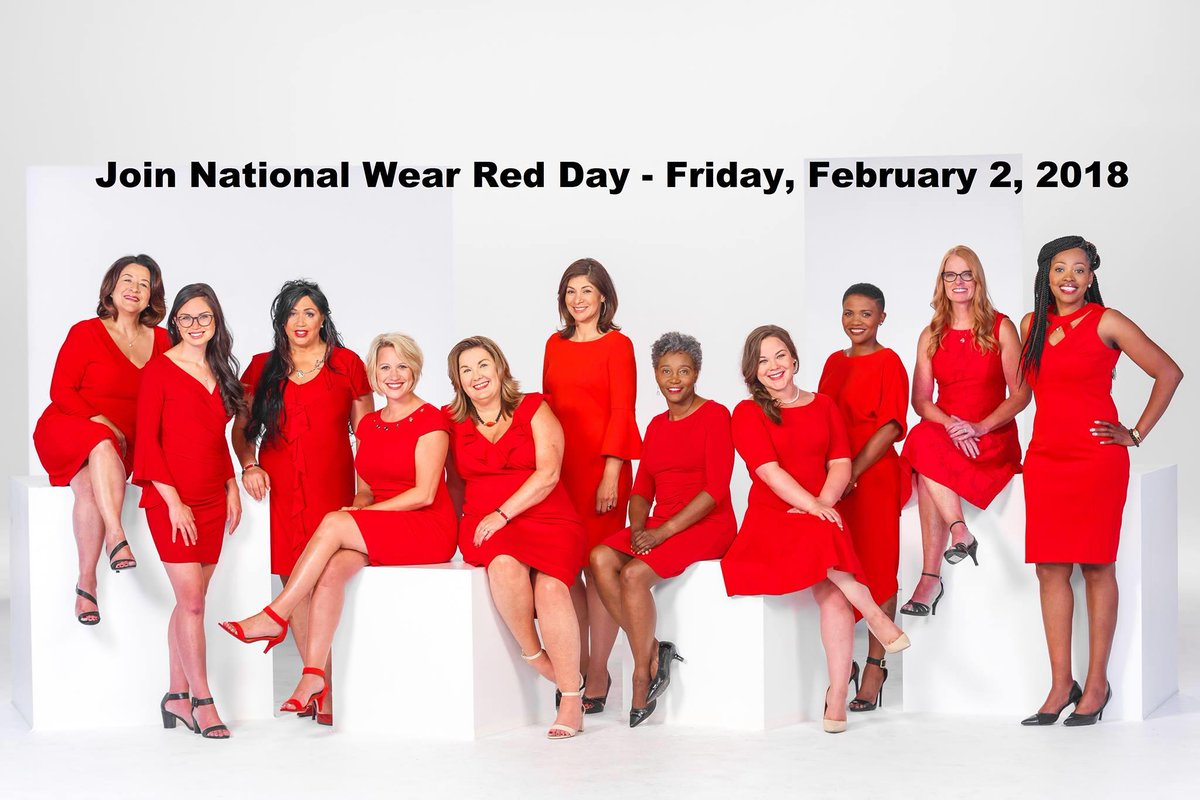 PrettyPleaseInc's tweet photo. Go Red for Women's Heart Health this month! https://t.co/Du78DMv5qO