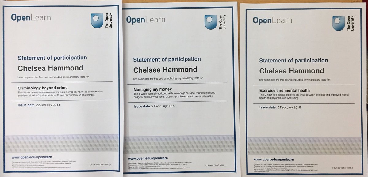 How impressive. A member of <a href="/ESJstudent6form/">ESJ Student Sixth Form</a> and former <a href="/PassmoresAc/">Passmores Academy</a> completing #enrichment <a href="/OpenUniversity/">The Open University</a> courses above and beyond. Fully deserving her ‘Student of the Month’ award. #aps #proud More to come I hear...