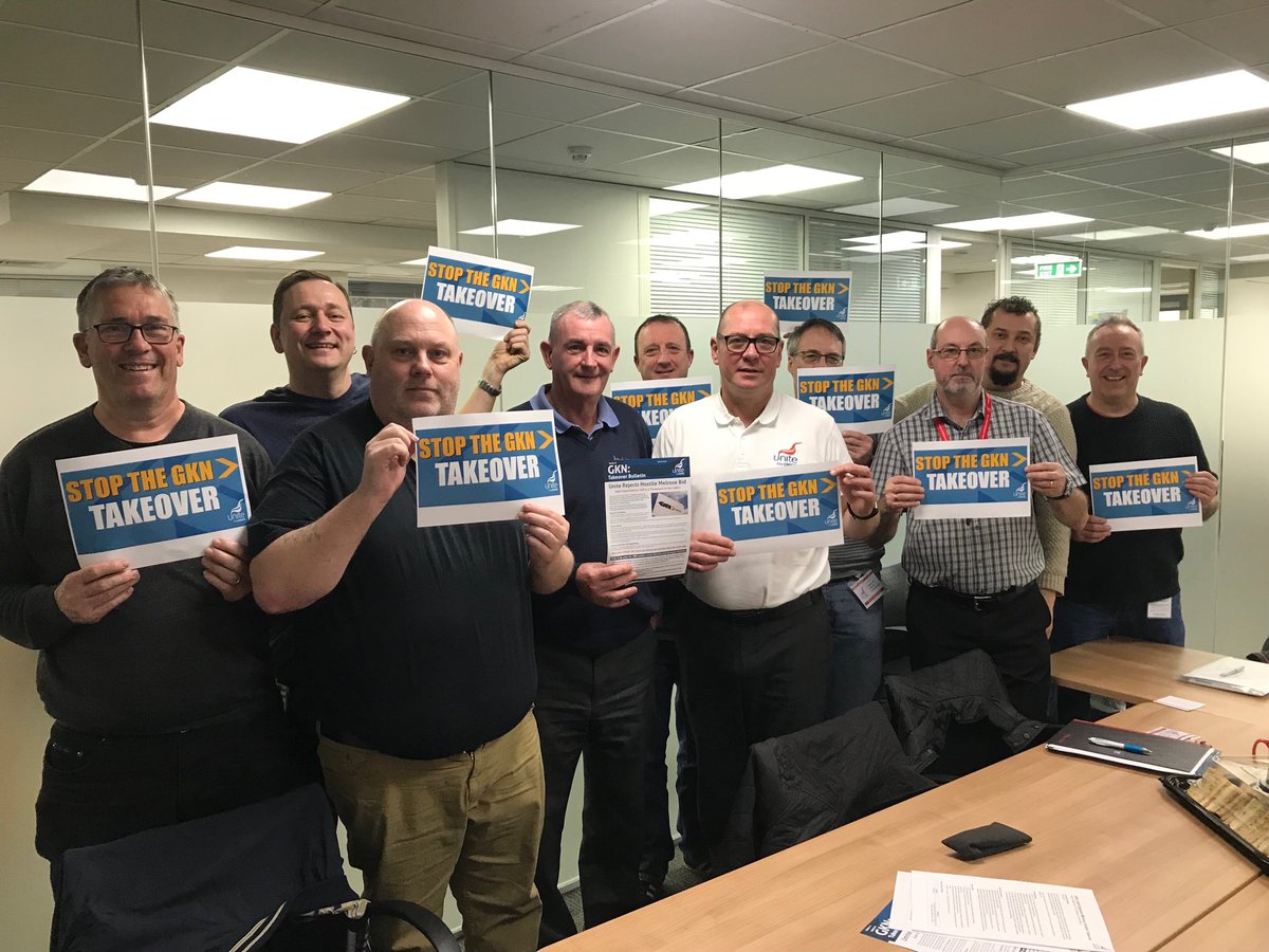 SteveT_Unite's tweet photo. Great planning session with our fantastic @unitetheunion reps from @GKN_plc ... developing our strategy to stop the break up of our company for short term profit by asset strippers @Melroseplc https://t.co/16mWrwanfm