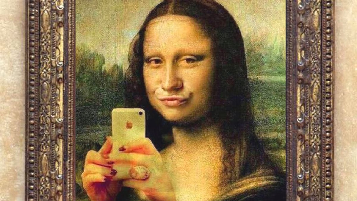 hotep24's tweet photo. the Mona Lisa https://t.co/f5eZR0nPZ9