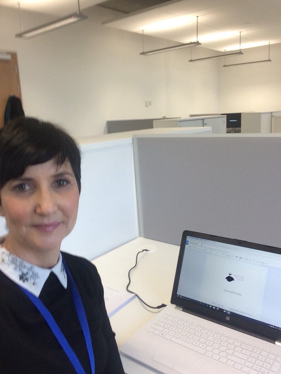 debs_moriarty's tweet photo. Settling in to the new #rentmydress HQ in #MaynoothWorks in @MaynoothUni #incubator #womenintech https://t.co/fGX5ShKeHv
