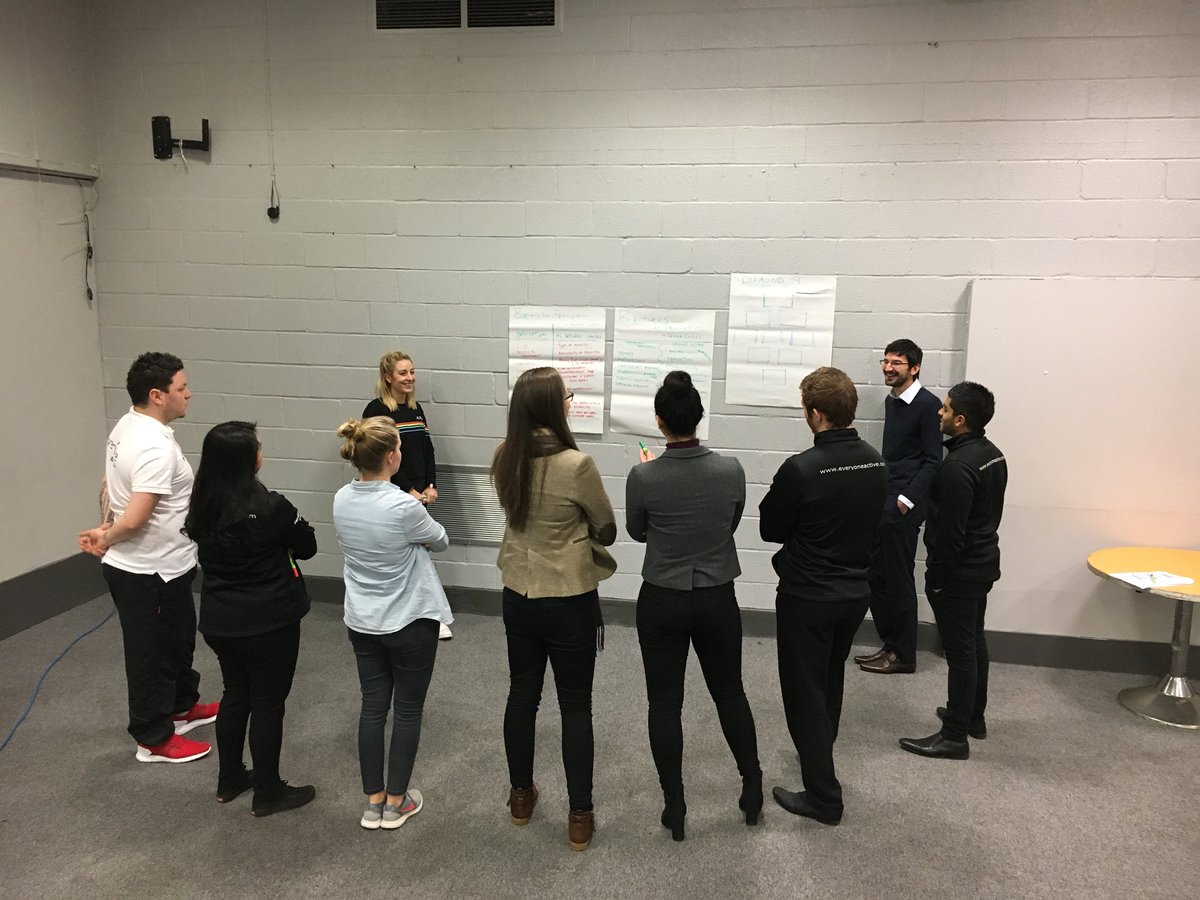 JamesGregs11's tweet photo. Great to be with @EveryoneActive staff this morning discussing and planning how best to engage and retain young people in their leisure centres. @StreetGames #coproduction #righttime #rightplace #rightprice #rightstyle #rightcoach #doorstepsport #CLUB1 https://t.co/CHfpTr40pG