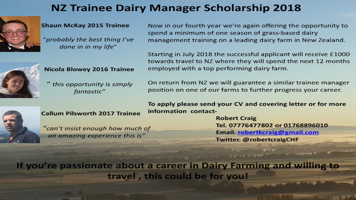 Pls RT - Great opportunity for someone #Februdairy #teamdairy