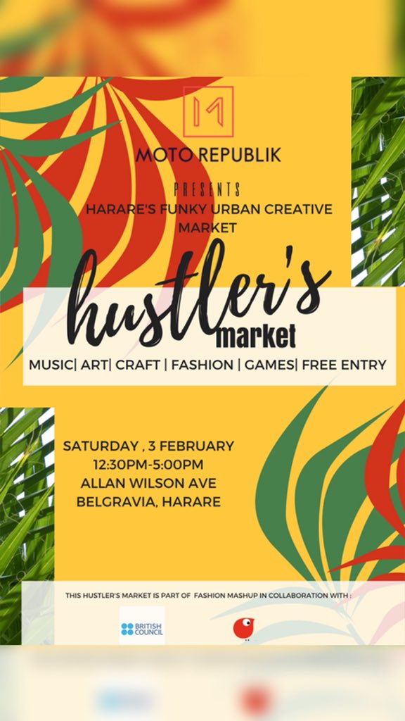 MsElleOh's tweet photo. Tomorrow is going to be lit @MotoRepublik as we host the #FashionMashUpZW featuring #CreativeHustle #HustlersMarket &amp; #CreativeMixer! You coming? Join us! https://t.co/oiXYdCRQbV