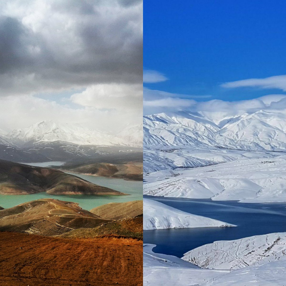 FarHadHp's tweet photo. آذربایجان غربی، #اورمیه سد شهرچایی و کوه های مرزی $ایران و #ترکیه/عکس سمت راست از سهند خدامرادی/عکس سمت چپ را 2سال پیش خودم گرفتم

#ایران_زیباست #ایسنا 
#farhadhp https://t.co/yMtLxbwRuO