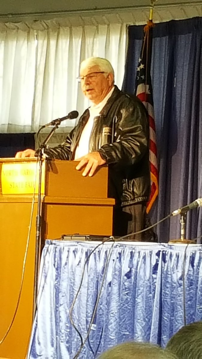 KeulWhitford's tweet photo. "We can never forget, #Tobacco built this State" - Steve Troxler, NC Commissioner of Agriculture https://t.co/cRKeAF6yRn