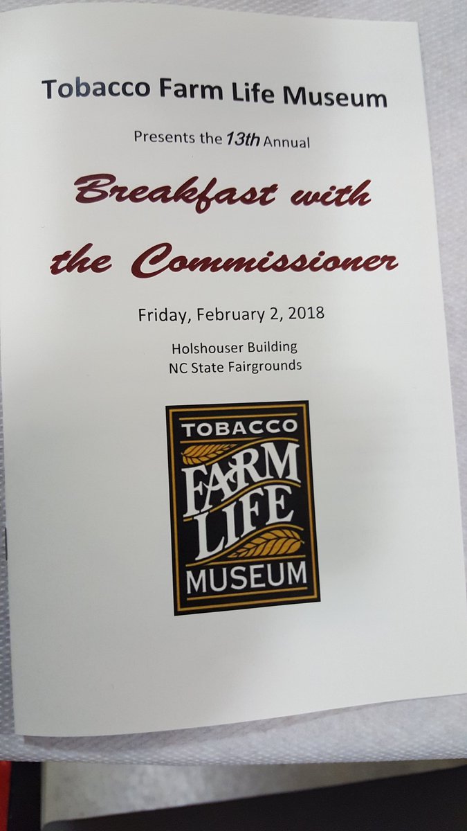 KeulWhitford's tweet photo. "We can never forget, #Tobacco built this State" - Steve Troxler, NC Commissioner of Agriculture https://t.co/cRKeAF6yRn