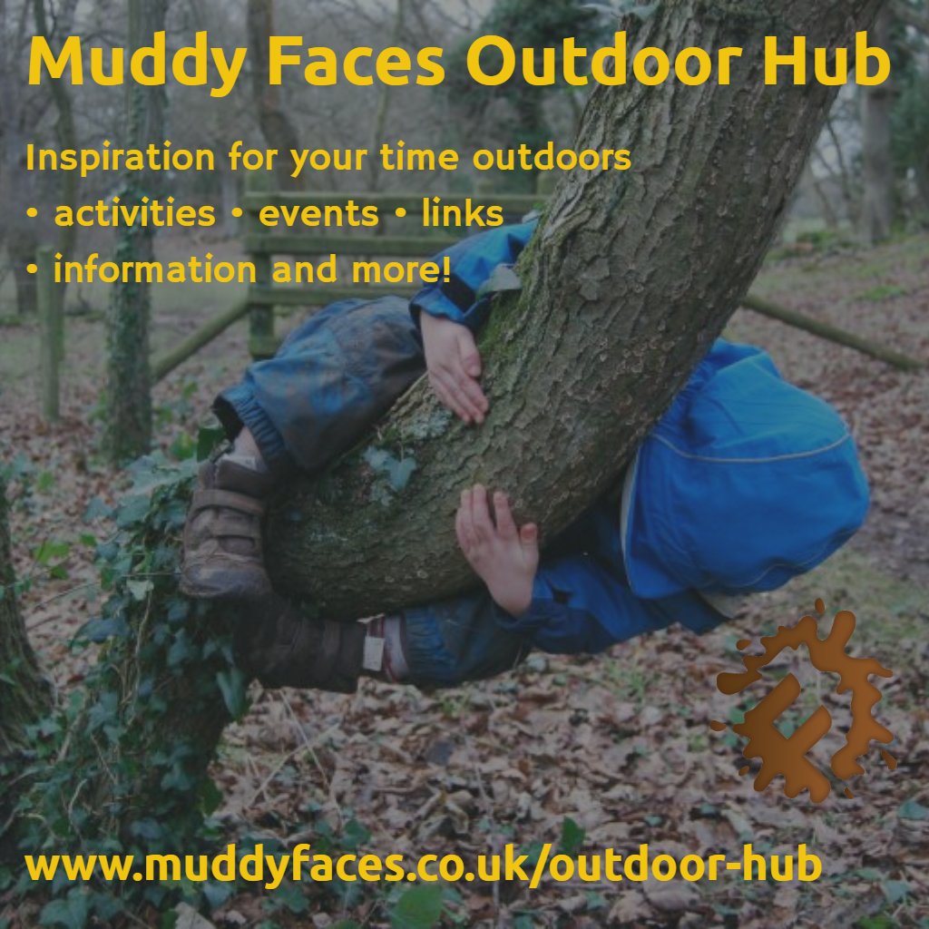 Muddyfaces's tweet photo. Have you visited our new #OutdoorHub yet? Packed full of activities, events, information and more, for anyone interested in #ForestShool, #OutdoorPlay and #learningoutdoors. https://t.co/CLyAE2pqrp https://t.co/0NRyqP2Bgr