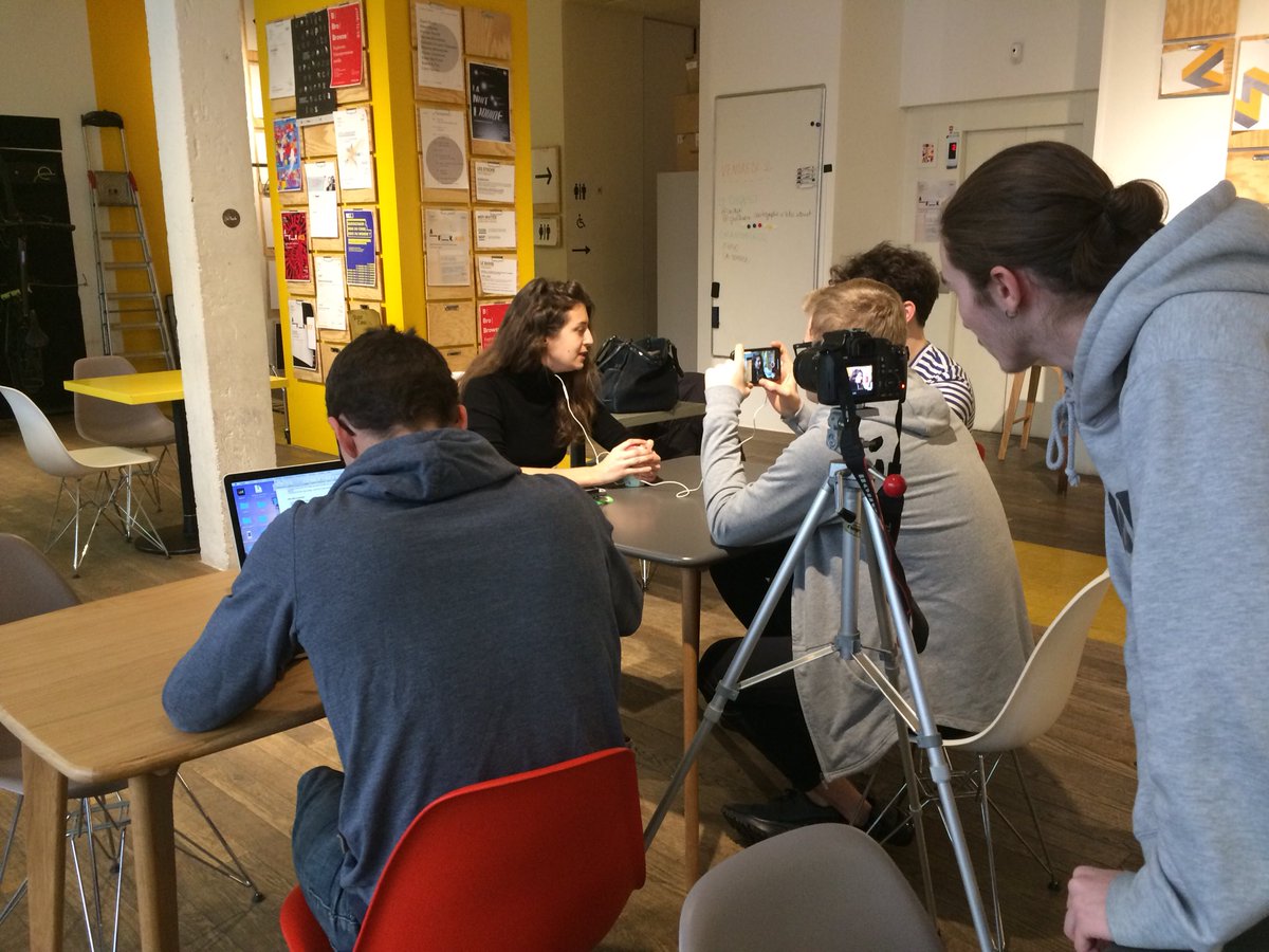 SorenSSB's tweet photo. Interview de Maud, manager à le Tank #wsflab https://t.co/ENtWOZlw92