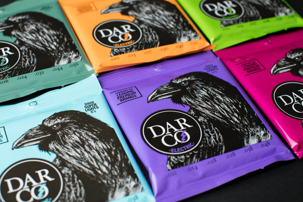The Crow looks good in any Color. Darco Strings. Play More / Pay Less.  

darcostrings.com
#GroundhogDay #guitar