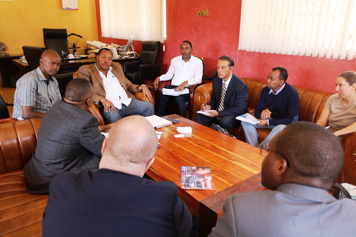 Today in my office I held a consultative meeting with KeNHA representatives about the upcoming NAIROBI- MOMBASA EXPRESSWAY that will be built along the SGR route.
