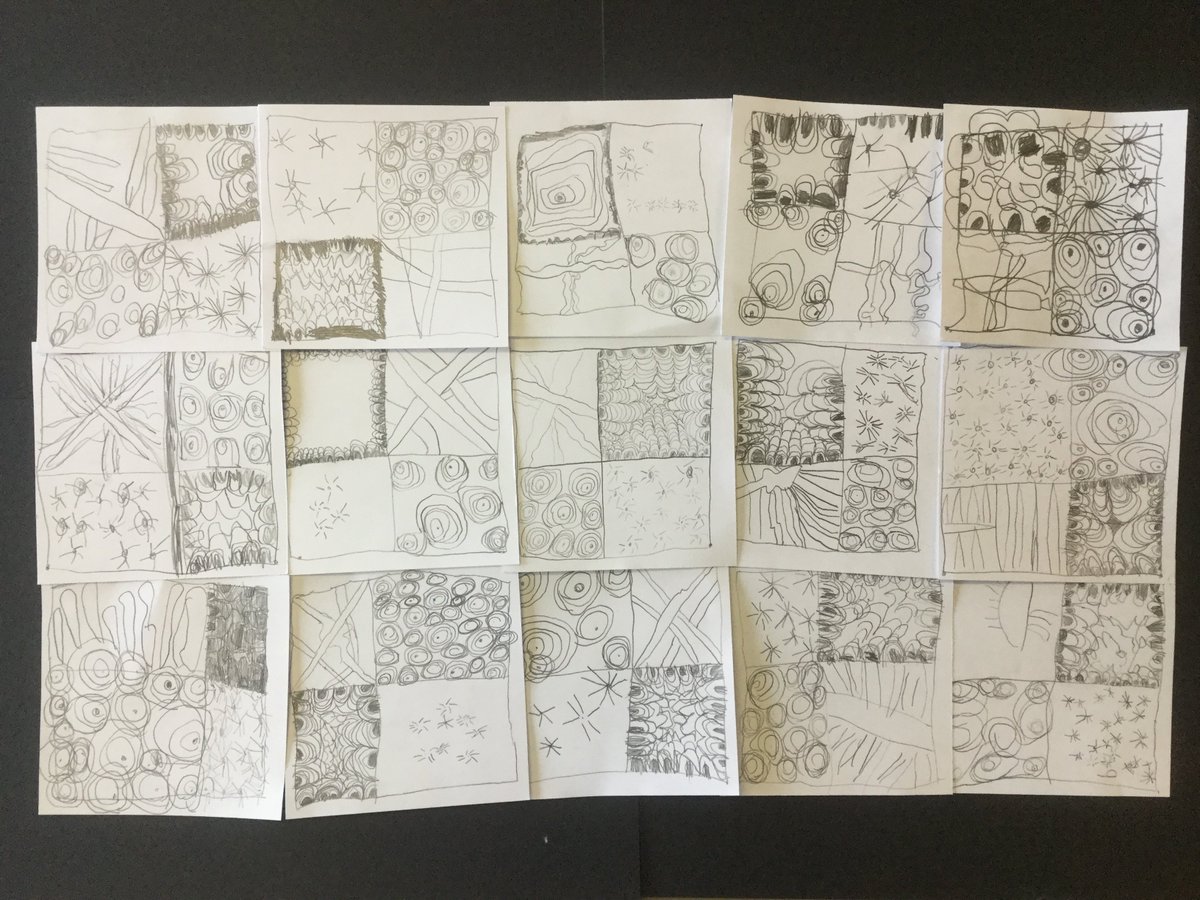 oak_TIS's tweet photo. What a calm and peaceful morning we've had in Oak Class! We all sat for 40 minutes (practically in silence with calming music in the background) concentrating on creating beautiful zentangles...@zentangle, didn't they do well! #5and6yroldsaresocreative #Zentangle #Mindfulness https://t.co/Xeu7fDeS6o