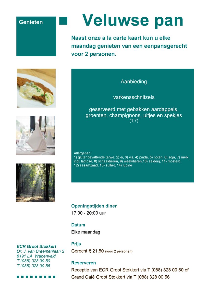 GrandCafe_GS's tweet photo. Elke #maandag kunt u bij ons genieten van een #eenpansgerecht voor 2 personen! Komt u maandag ook langs? #wapenveld #diner #varkensschnitzel https://t.co/wVGTQ586wa