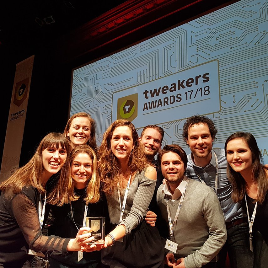 Beste webwinkel van het jaar. Dankjewel Tweakerts! #heujheujheuj #feest #trots