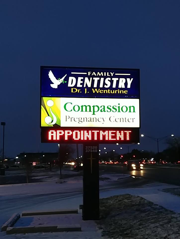 Phillips_Sign's tweet photo. New sign faces for Compassion Pregnancy Center #PhillipsSign https://t.co/Cc2Peiv7t0