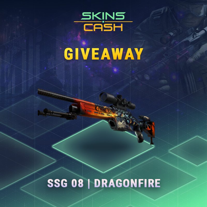 Skins_Cash's tweet photo. SSG 08 | Dragonfire 💥 #Giveaway

Go to ▶️ https://t.co/U5T6lAA5Fc

👍 Enter and win #CSGO skin. Do as many entries as you can. More entries, more chances to win!

GL HF! https://t.co/dIvNkP72g9