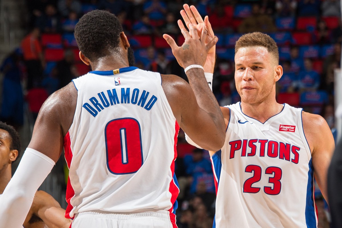 Fearsome frontcourt. #DetroitBasketball