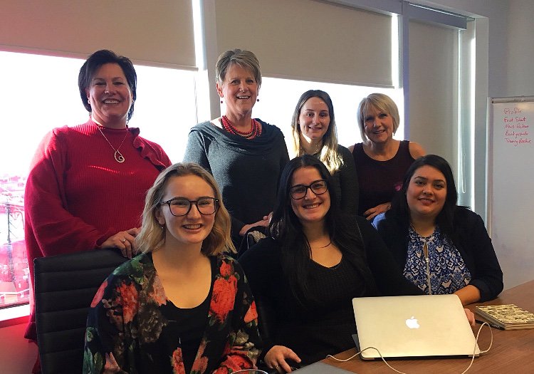 CapstonePS's tweet image. Our team collaborating with some amazing NSCC students! We're now ready to shake business through social media and the news!