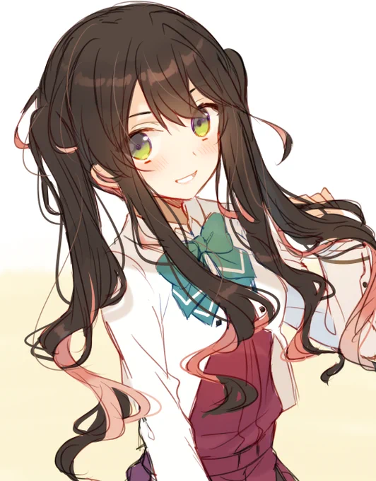 ツインテ長波ちゃんらくがき 