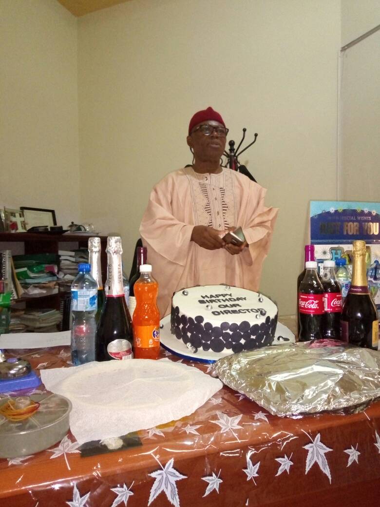 NESREANigeria's tweet photo. The @dgNESREA, management and staff of the agency wish you @VOjogbo  our Director Planning Policy Analysis a Happy Birthday https://t.co/EQ2AXtS2CM