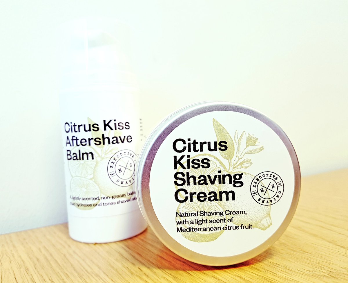 Huge thanks to <a href="/DoctorShave/">Executive Shaving</a> for hopping on board our little exciting project. I can't wait to get things set up to review these little treasures - what a scent!

#shavereview #theexecutiveshavingcompany #shavingcream #aftershavebalm #citruskiss