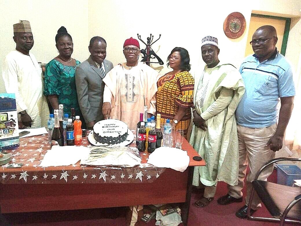 NESREANigeria's tweet photo. The @dgNESREA, management and staff of the agency wish you @VOjogbo  our Director Planning Policy Analysis a Happy Birthday https://t.co/EQ2AXtS2CM