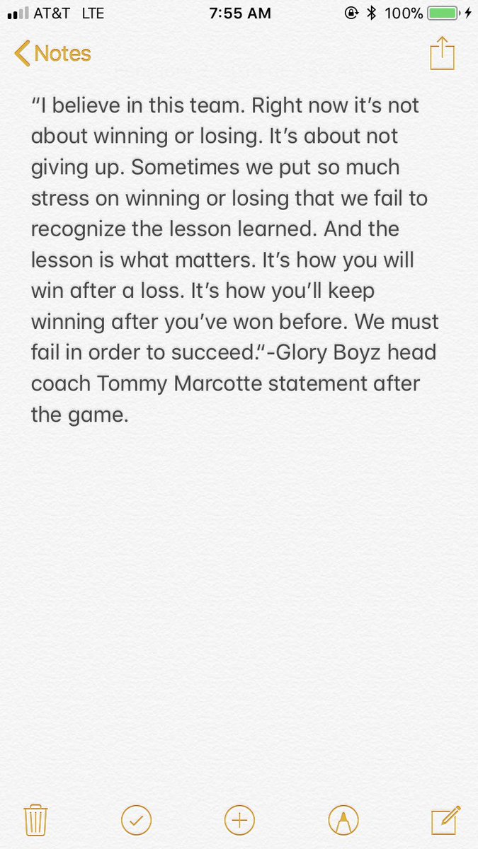 GloryBoyzBBall's tweet photo. Head coach Tommy Marcotte had something to say about last nights game. https://t.co/hX92JdjTqJ