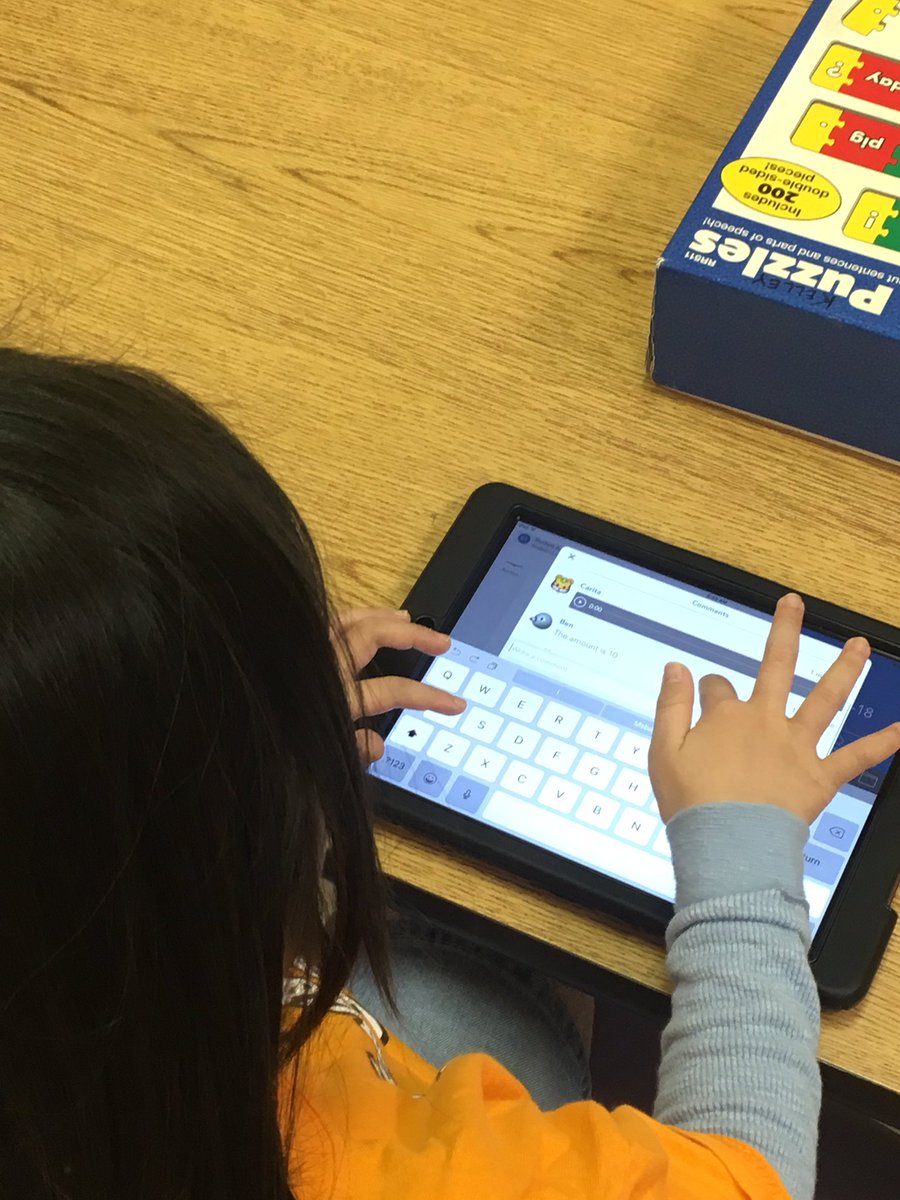 Ss created a question, surveyed their peers, created a graph and wrote about their data. Ss then created a question for their peers about their graph. Ss took a picture of their graph and uploaded on <a href="/Seesaw/">Seesaw</a>. Ss answered the questions in the comments. #EESLearnAndLead #mathfun